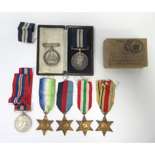  Family Archive and Medals To J.X.126572 Petty Officer Patrick Fenwick Crossey RN. Distinguished Serv... 