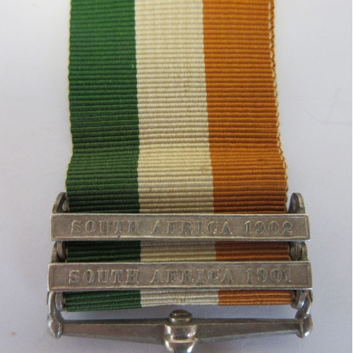  Queens South Africa Medal five clasps, Laing's Nek, Transvaal, Relief of Ladysmith, Orange Free Stat... 