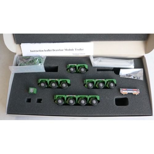 Collection of 1/50 scale heavy duty diecast truck and trailer models ...