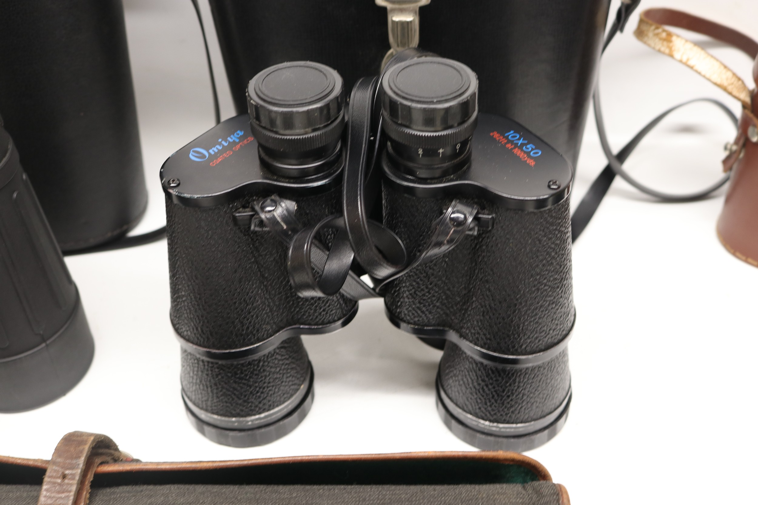 Collection of binoculars & cameras inc. Carl Zeiss Jena multi-coated ...