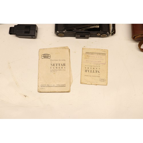 Collection of binoculars & cameras inc. Carl Zeiss Jena multi-coated ...