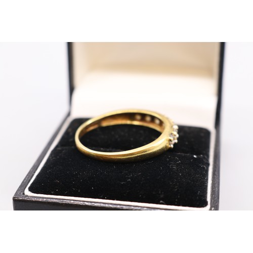 2 - 18ct gold 7-stone diamond eternity ring, featuring round brilliant-cut diamonds with a total diamond... 