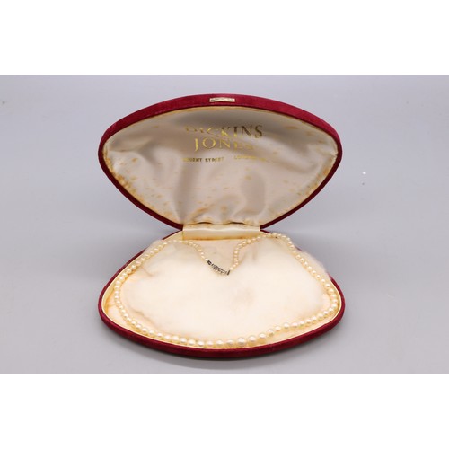 35 - Lot of pearl necklets comprising one individually strung graduating pearl necklet with graduating be... 