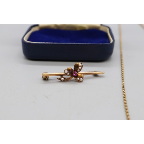 42 - 14ct stamped Gold Chain 24