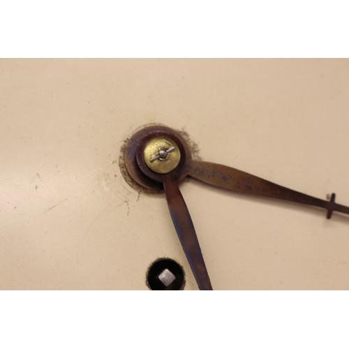 375 - (Joseph) Chiesa, 44 White Chapel, Liverpool, 8 day mahogany dial wall clock/timepiece, brass bezel e... 