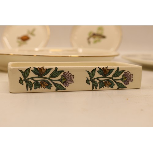 402 - Collection of serving dishes and plates; incl. Figgjo Flint canapes dish, plates and side plates, wi... 