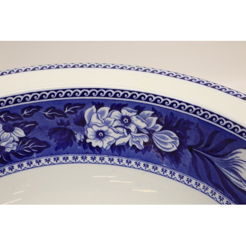 405 - Early 20th Century Wedgwood 'Fallow Deer' ceramic wash basin bowl; featuring central cottage scene w... 