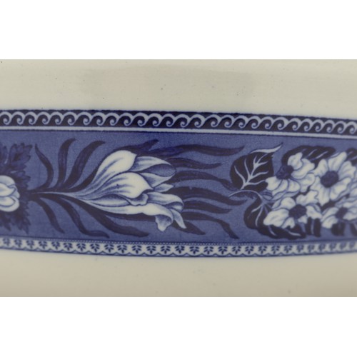 405 - Early 20th Century Wedgwood 'Fallow Deer' ceramic wash basin bowl; featuring central cottage scene w... 