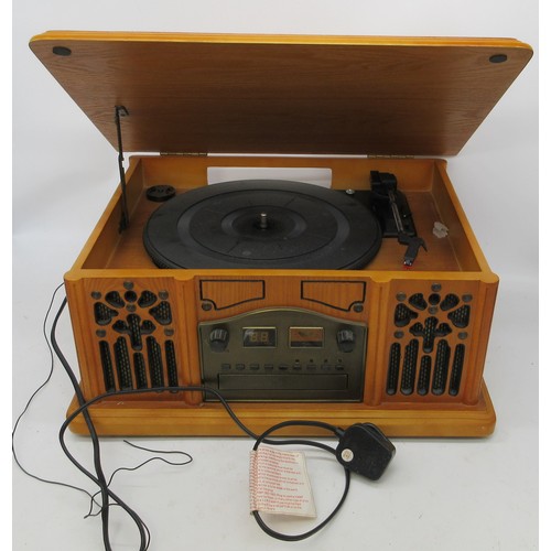 Collection of items incl. Prolectrix retro style 4 in 1 media unit ...