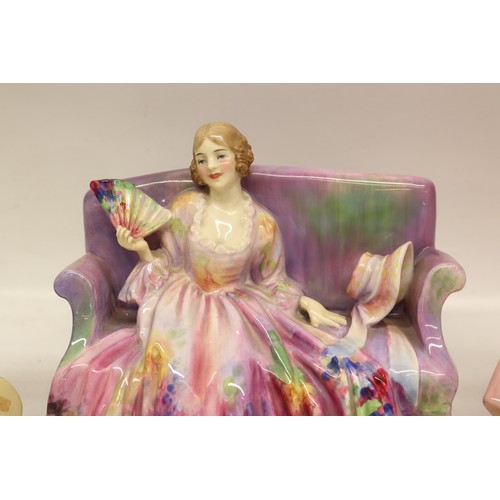 794 - Royal Doulton, 'Sweet & Twenty' HN1549; 'The Jester' limited edition 416 of 1500; 'The Lady Jester' ... 