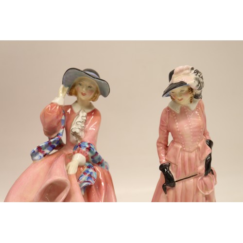 794 - Royal Doulton, 'Sweet & Twenty' HN1549; 'The Jester' limited edition 416 of 1500; 'The Lady Jester' ... 
