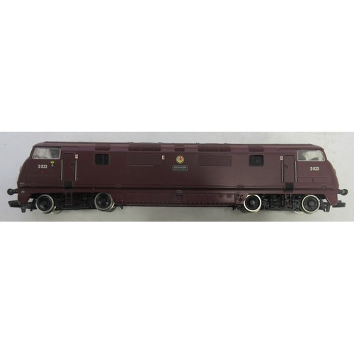 59 - Seven OO gauge Class 42 diesel locomotives by Lima and Mainline (1x unboxed), some in BR Maroon live... 