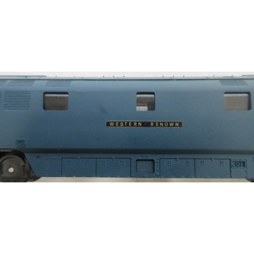 59 - Seven OO gauge Class 42 diesel locomotives by Lima and Mainline (1x unboxed), some in BR Maroon live... 