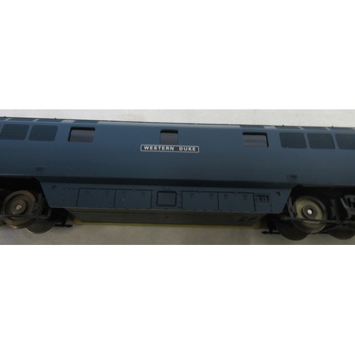 59 - Seven OO gauge Class 42 diesel locomotives by Lima and Mainline (1x unboxed), some in BR Maroon live... 