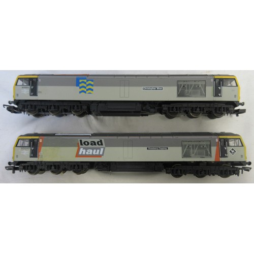 58 - Ten OO gauge Class 60 diesel locomotives by Lima (3x unboxed) to incl. Corus 'Scunthorpe Ironmaster'... 