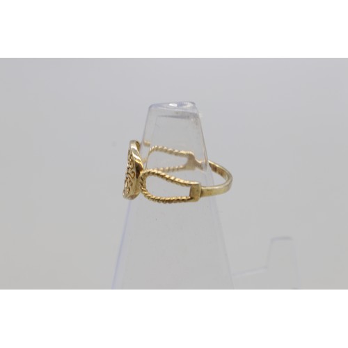 32 - Lot of three rings, comprising a white metal wishbone ring set with a small diamond, weight 0.87g, s... 