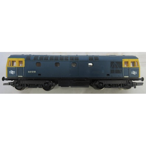 57 - Seven OO gauge Class 33 diesel locomotives by Lima to incl. 'Captain Bill Smith RNR', 'The Burma Sta... 