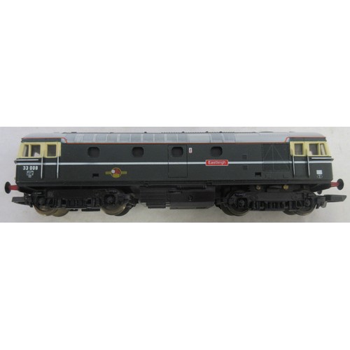 57 - Seven OO gauge Class 33 diesel locomotives by Lima to incl. 'Captain Bill Smith RNR', 'The Burma Sta... 