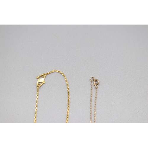 46 - Lot of stamped 916 plate yellow metal, jade lantern pendant weight 5.37g and stamped 916 plate gold ... 