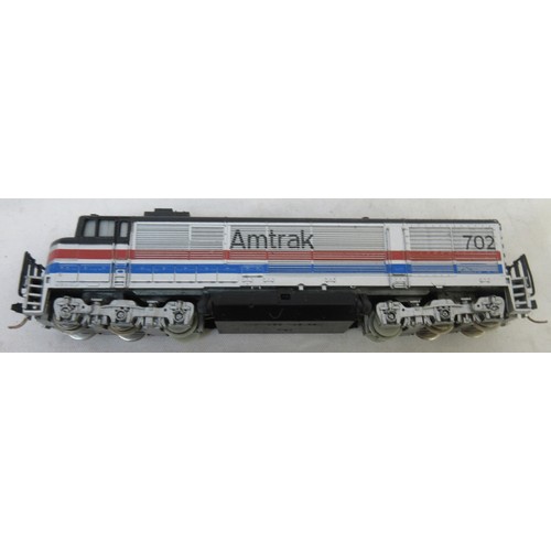 35 - Collection of N gauge Mintrix electric steam and diesel locomotives and starter set (appears complet... 