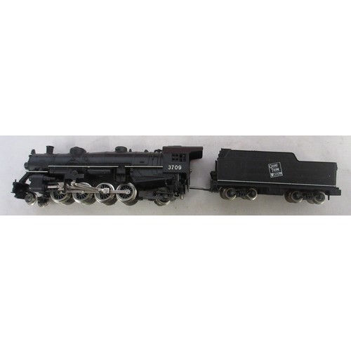 21 - Seven boxed N gauge American steam locomotive models from Rivarossi, Lima, and Atlas, most models ex... 