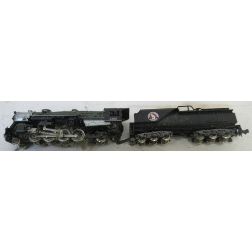 21 - Seven boxed N gauge American steam locomotive models from Rivarossi, Lima, and Atlas, most models ex... 