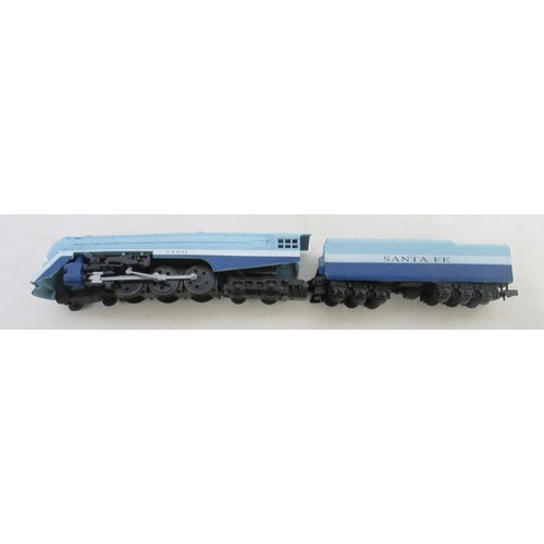 22 - Five boxed N gauge American steam locomotive models from Spectrum, Con-cor (The Rail Baron Collectio... 