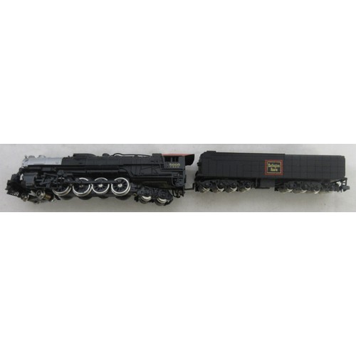 25 - Seven boxed N gauge American steam locomotive models from Bachmann and Atlas, also incl. one unboxed... 