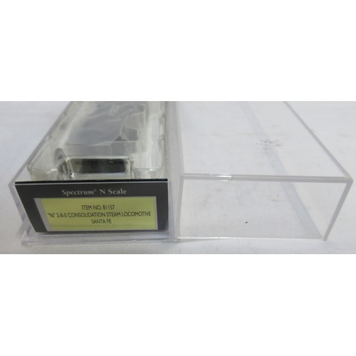 25 - Seven boxed N gauge American steam locomotive models from Bachmann and Atlas, also incl. one unboxed... 