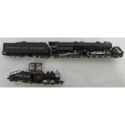 26 - Seven boxed N gauge American steam locomotive models from Bachmann, Arnold, Rivarossi, also incl. th... 