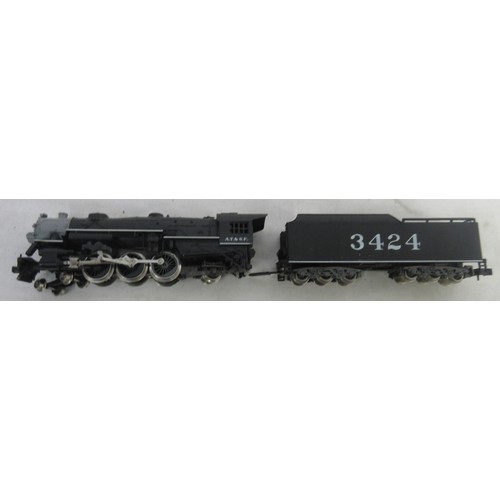 26 - Seven boxed N gauge American steam locomotive models from Bachmann, Arnold, Rivarossi, also incl. th... 