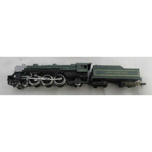 26 - Seven boxed N gauge American steam locomotive models from Bachmann, Arnold, Rivarossi, also incl. th... 