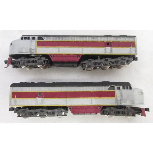 27 - Eight boxed American N gauge electric diesel locomotive models from Bachmann, Arnold, Atlas etc., al... 