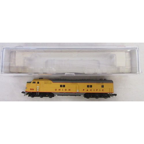 28 - Ten boxed N gauge American electric steam locomotive models from Atlas and Life Like incl. 'Union Pa... 