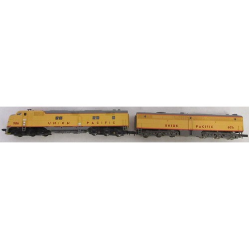 28 - Ten boxed N gauge American electric steam locomotive models from Atlas and Life Like incl. 'Union Pa... 