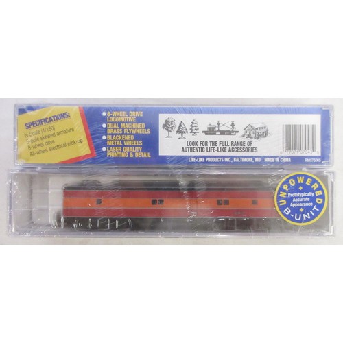 28 - Ten boxed N gauge American electric steam locomotive models from Atlas and Life Like incl. 'Union Pa... 