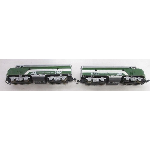 29 - Nine boxed N gauge American electric steam locomotive models from various makers incl. Bachmann, Con... 