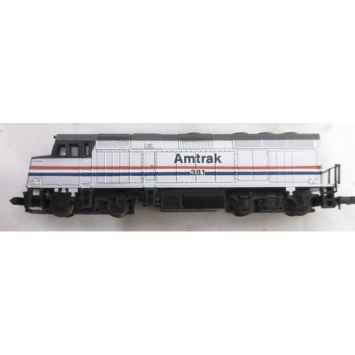29 - Nine boxed N gauge American electric steam locomotive models from various makers incl. Bachmann, Con... 