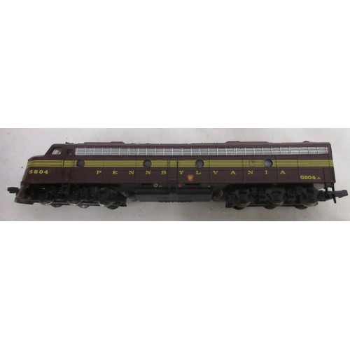 29 - Nine boxed N gauge American electric steam locomotive models from various makers incl. Bachmann, Con... 