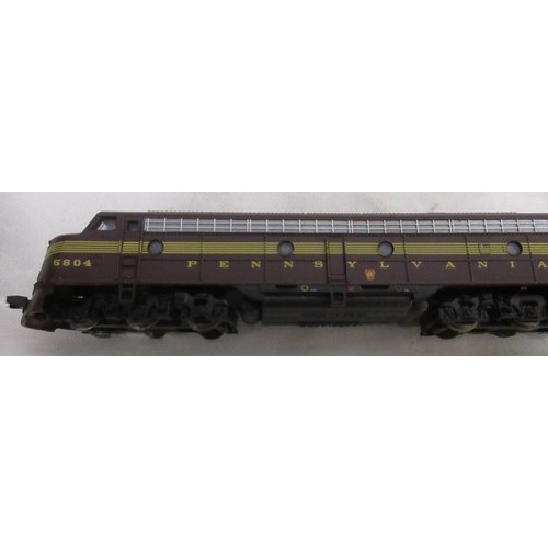 29 - Nine boxed N gauge American electric steam locomotive models from various makers incl. Bachmann, Con... 