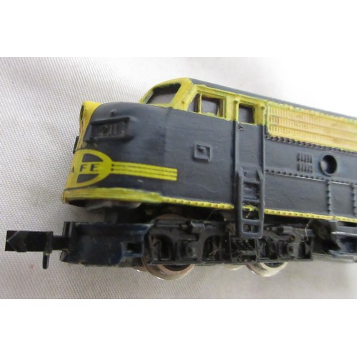 29 - Nine boxed N gauge American electric steam locomotive models from various makers incl. Bachmann, Con... 