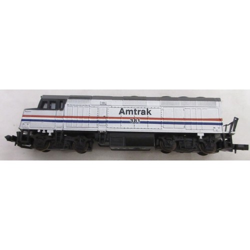 29 - Nine boxed N gauge American electric steam locomotive models from various makers incl. Bachmann, Con... 