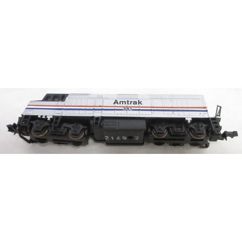 29 - Nine boxed N gauge American electric steam locomotive models from various makers incl. Bachmann, Con... 