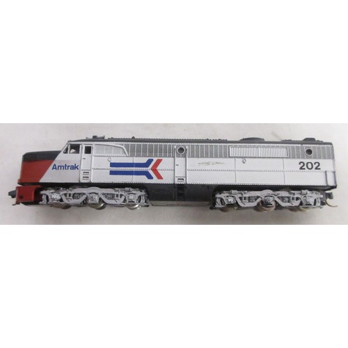 29 - Nine boxed N gauge American electric steam locomotive models from various makers incl. Bachmann, Con... 