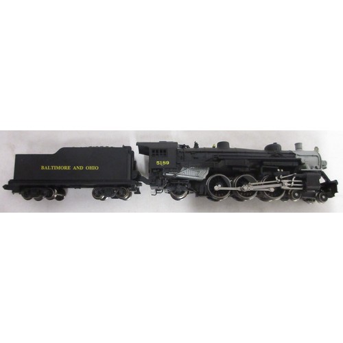 31 - N gauge metal USRA 4-6-2 Pacific 'Baltimore & Ohio' steam locomotive by Model power, also incl. Norf... 