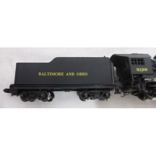 31 - N gauge metal USRA 4-6-2 Pacific 'Baltimore & Ohio' steam locomotive by Model power, also incl. Norf... 
