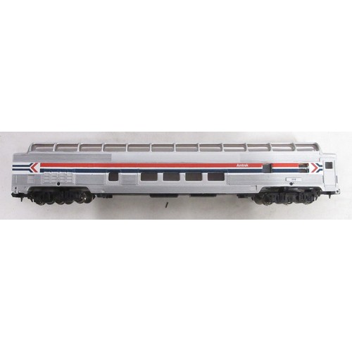 34 - Collection of N gauge 'Amtrak' loco, boxcars and coaches, mostly by Con-Cor to incl. HHP-8 Loco (DCC... 