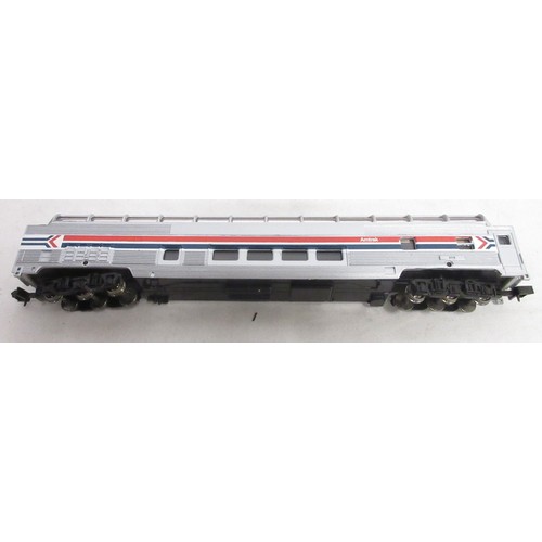 34 - Collection of N gauge 'Amtrak' loco, boxcars and coaches, mostly by Con-Cor to incl. HHP-8 Loco (DCC... 