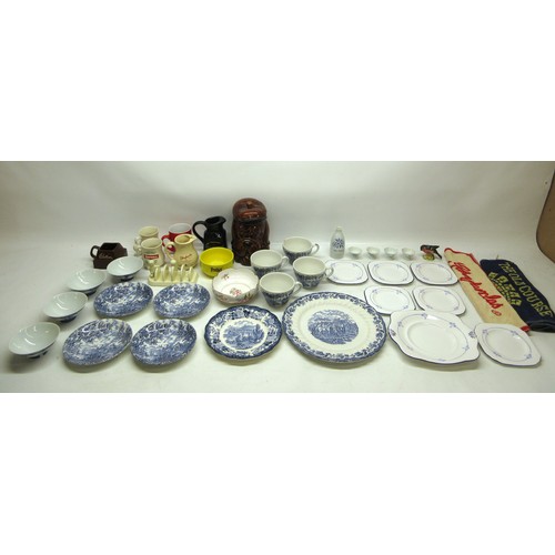 292 - Collection of ceramics, dinnerware and novelty items incl. porcelain Myott cups and plates, 'Country... 