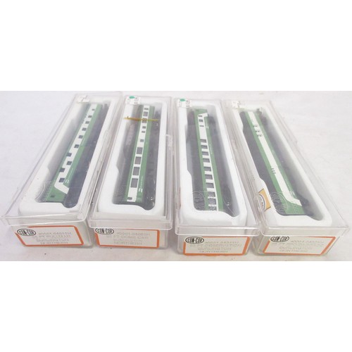 39 - Assorted collection of boxed American N gauge railway coaches mostly from Rivarossi, Atlas and Con-C... 